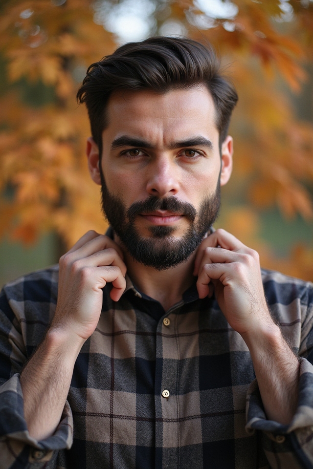 bold classic beard style