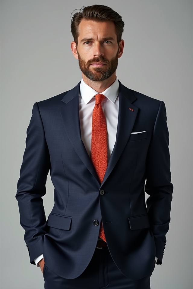 bold knit tie sophistication
