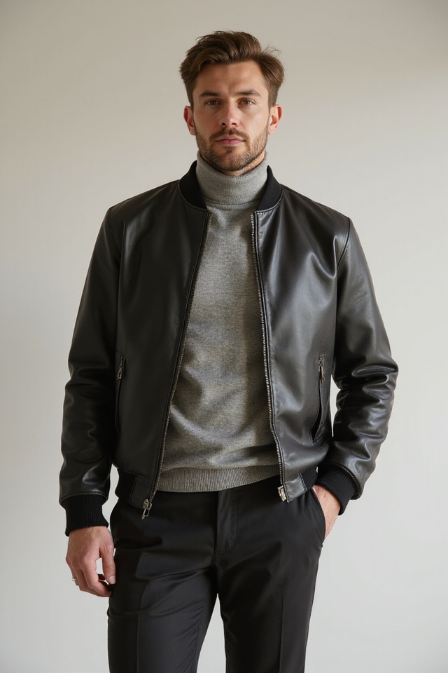 chic bomber jacket style