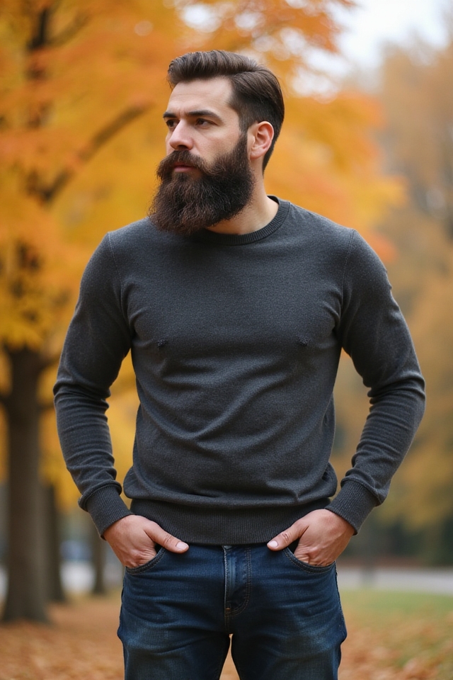classic versatile beard style