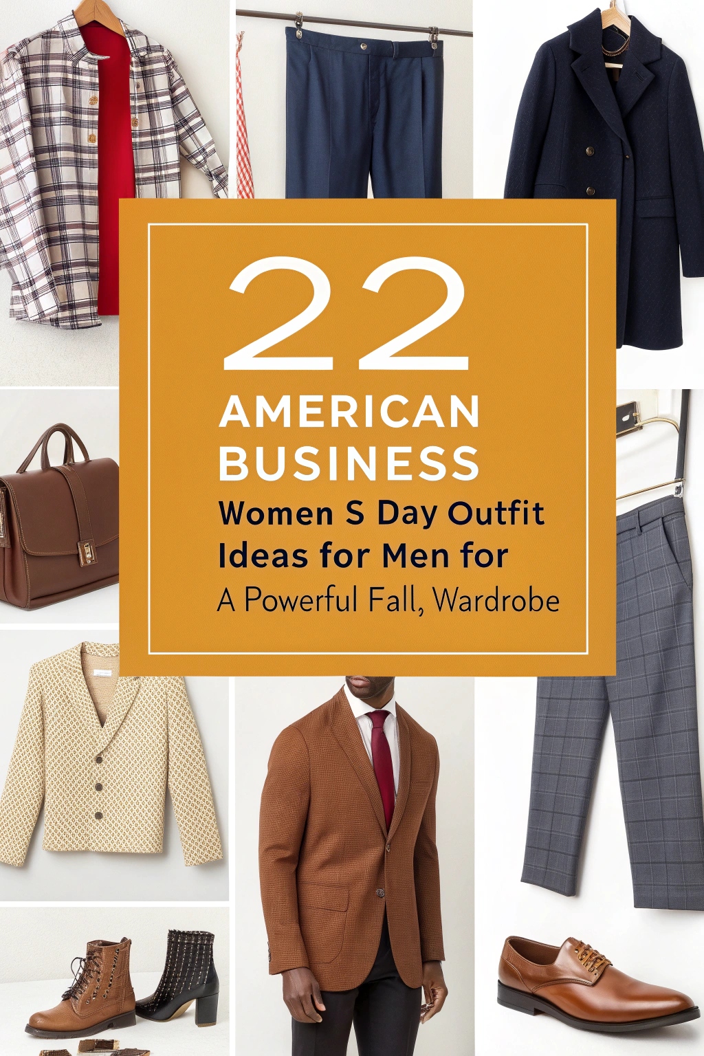 22 American Business Women's Day Outfit Ideas for Men for a Powerful Fall Wardrobe