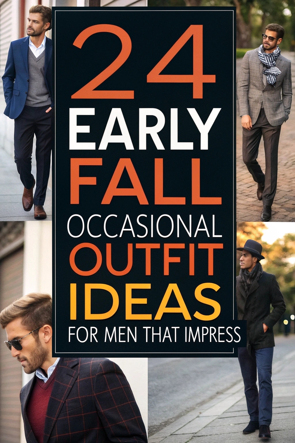 24 Early Fall Occasional Outfit Ideas for Men That Impress