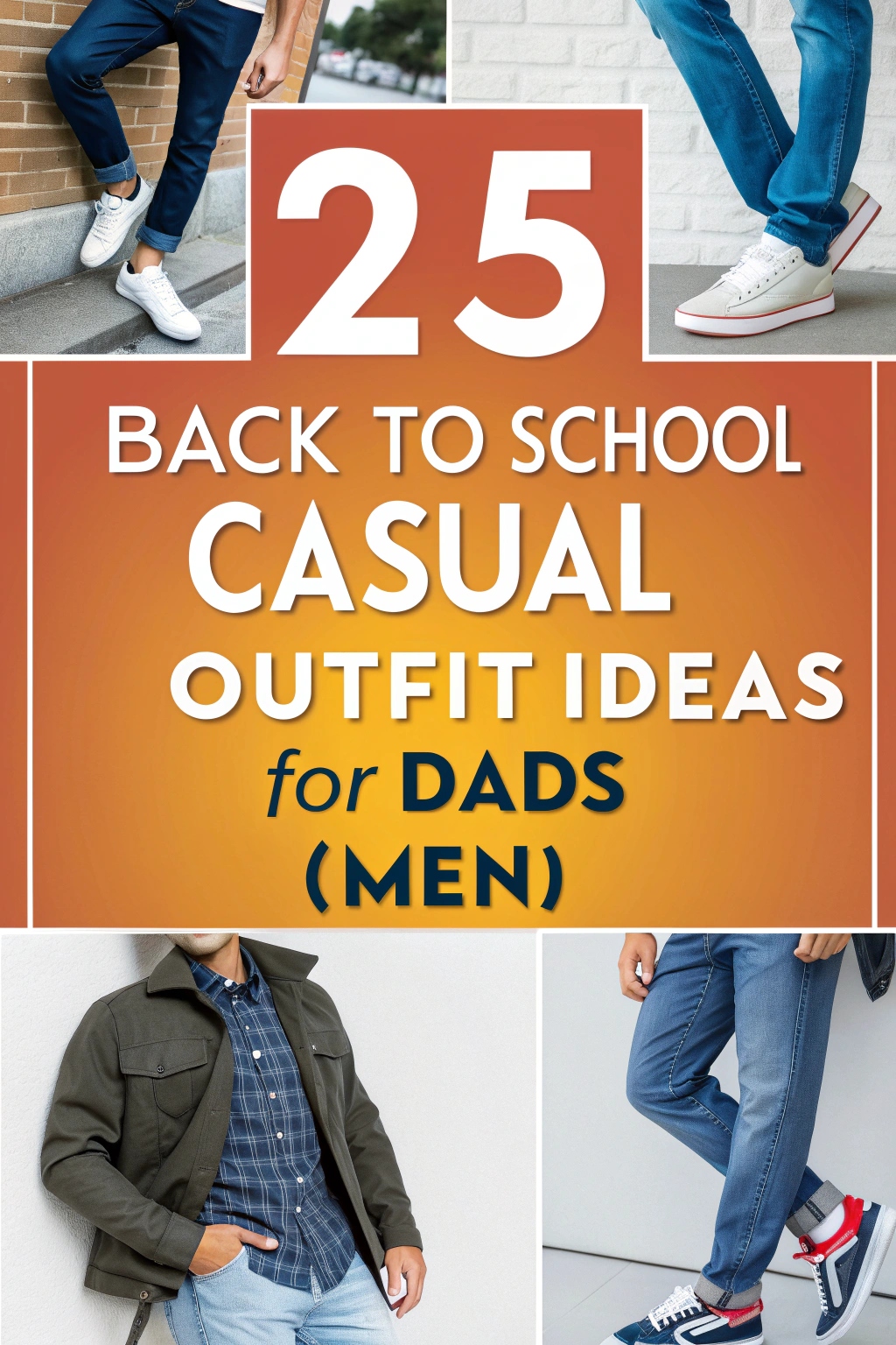 25 Back to School Casual Outfit Ideas for Dads (Men)