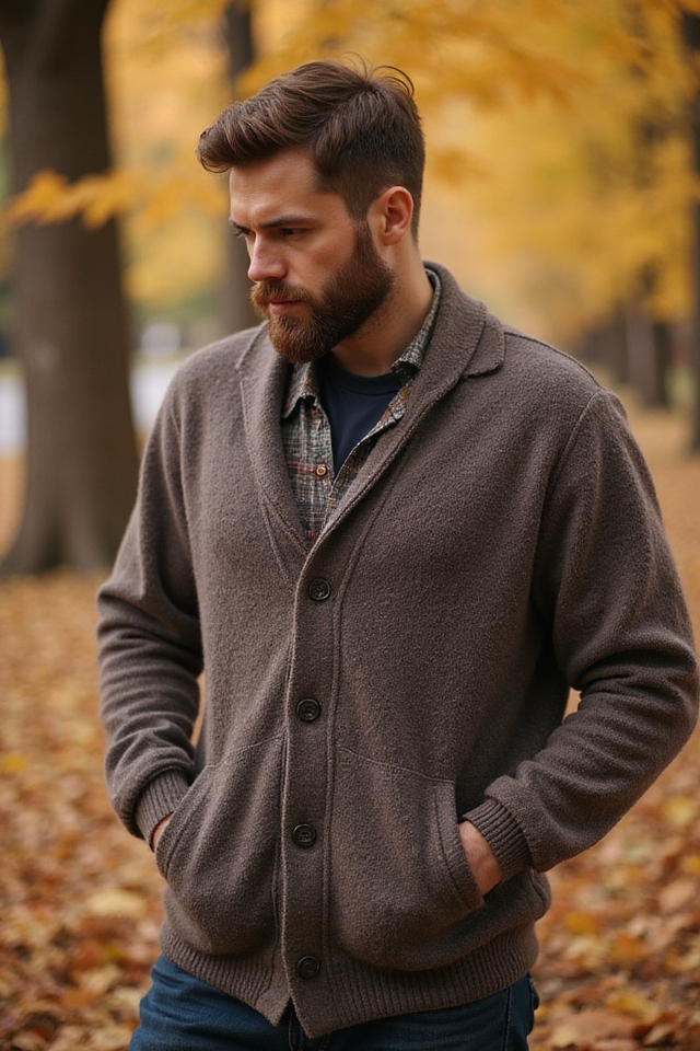 effortless autumn beard style