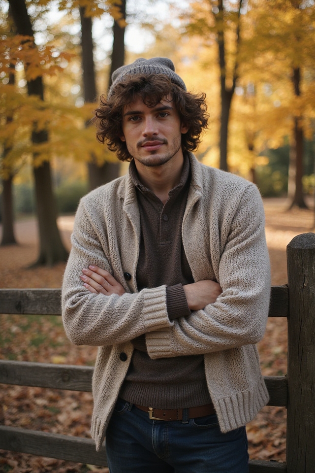effortless autumn curl styling
