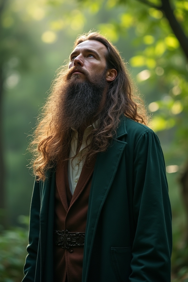 enchanting mystical full beard