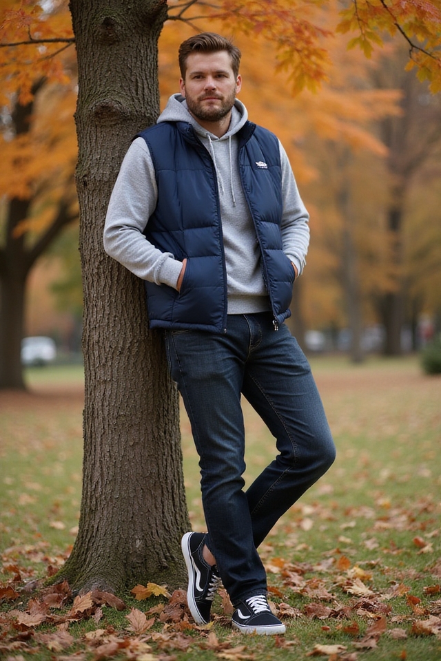 lightweight fall layering style