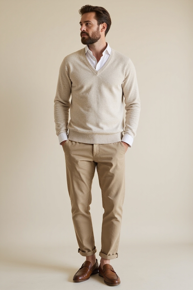 polished layered casual style