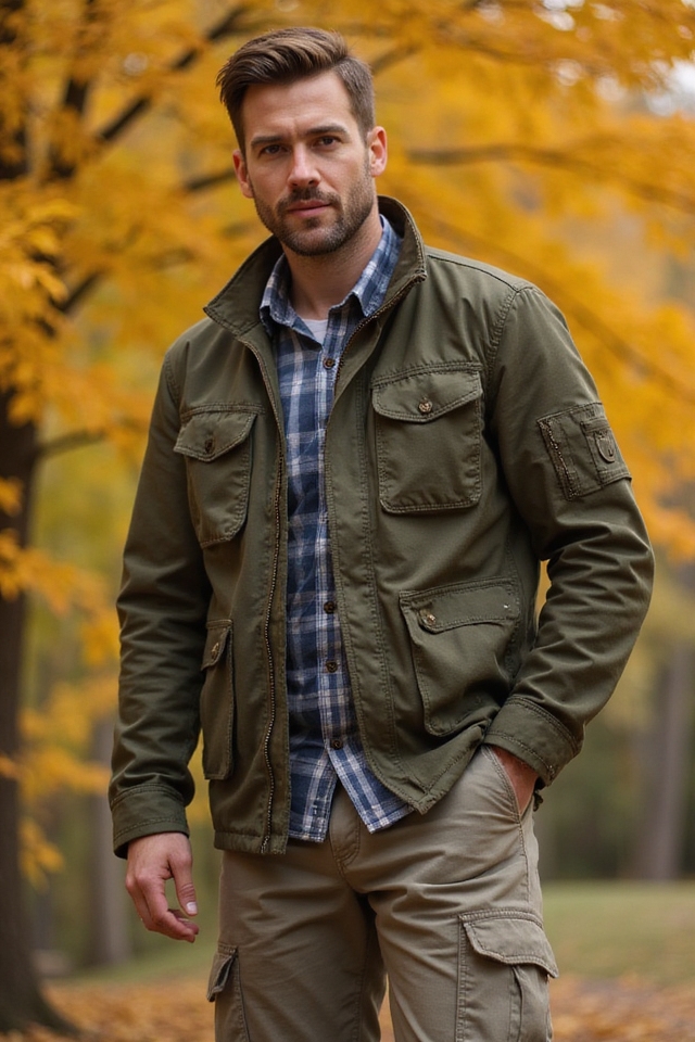 rugged fall outdoor style