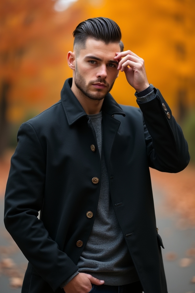 sleek contrasting versatile hairstyle
