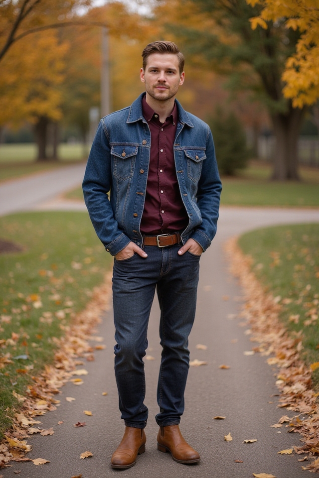 smart casual autumn outfit