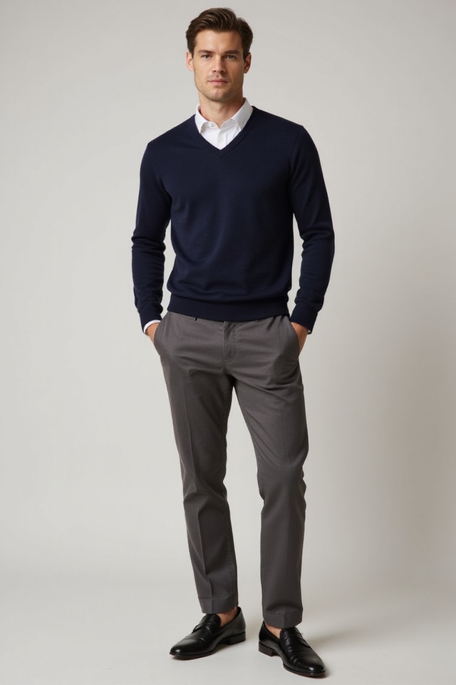 sophisticated cashmere professional outfit