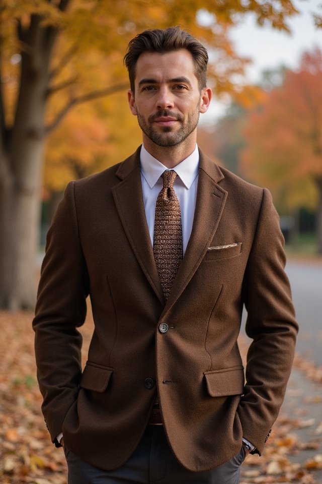 sophisticated fall attire blend