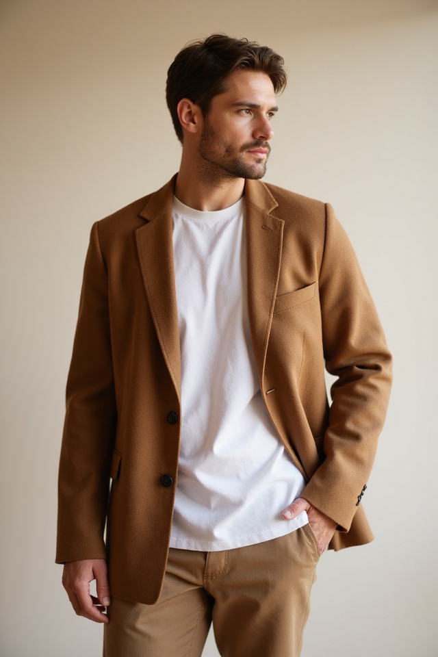 sport coat with t shirt