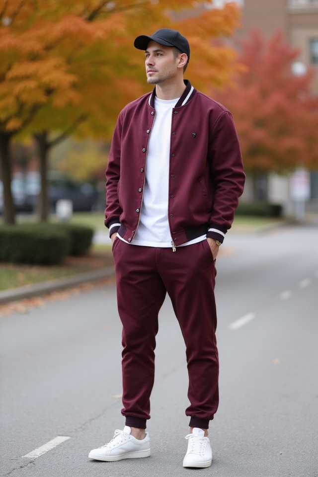 sporty chic autumn outfit