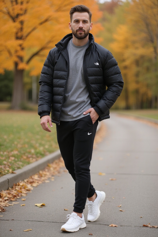 sporty stylish fall outfit