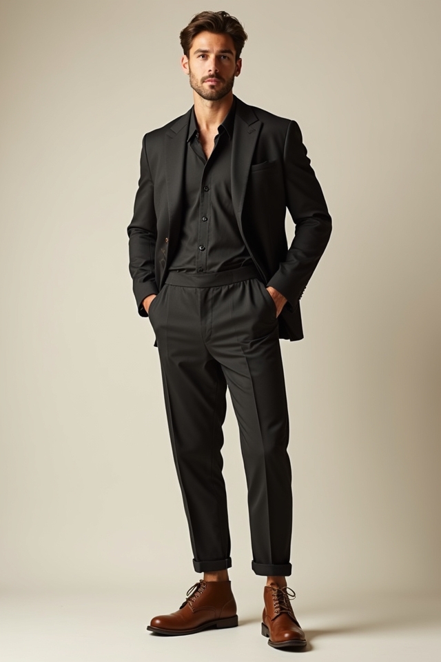 stylish chukka boots outfit