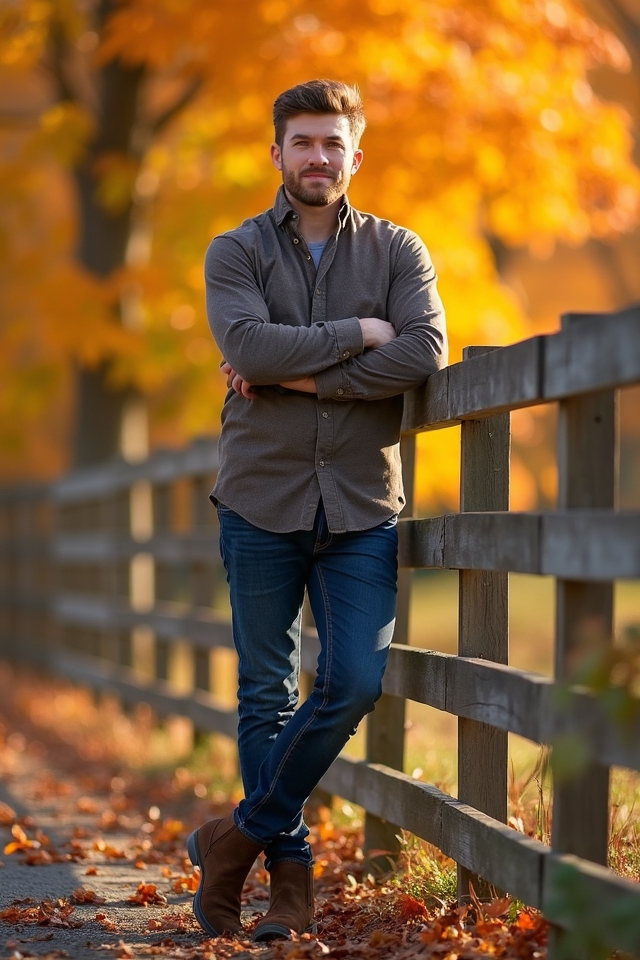 suede boots fleece lined shirt