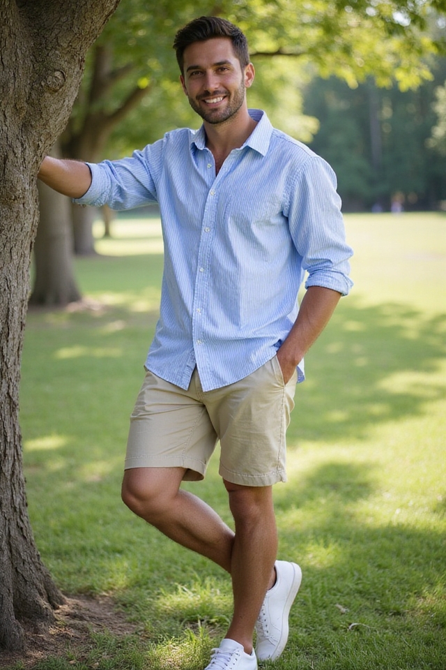 timeless dad summer outfit