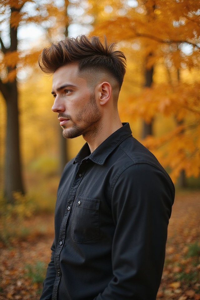versatile edgy autumn hairstyle