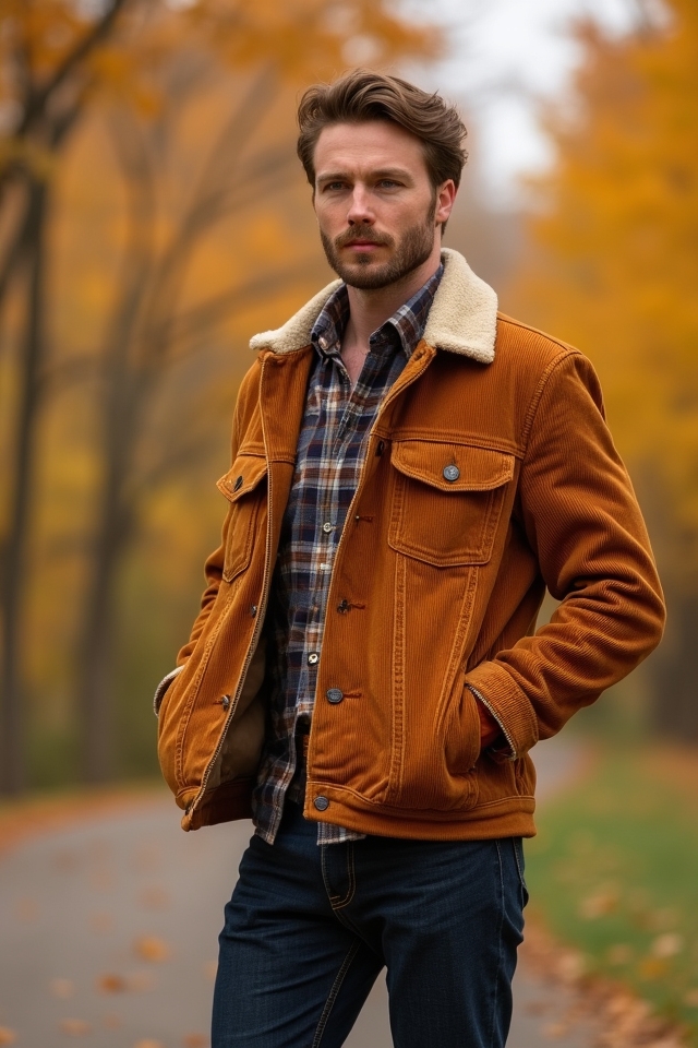 vintage corduroy fall style